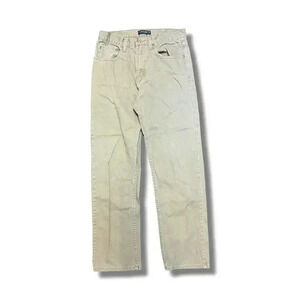 🌟 Saddlebred Men's Classic Fit Denim Pants Beige 30W x 30L Durable 5-Pocket 🌟